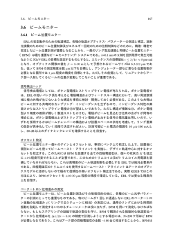 3.6 ビームモニター