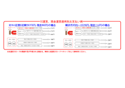 IC運賃、現金運賃適用別お支払い例