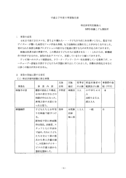 2015年度事業報告書等(PDF形式：143KB)