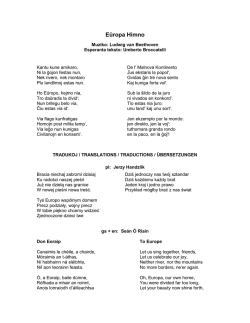 Himno al Eŭropo