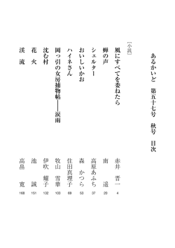 小説 - あるかいど