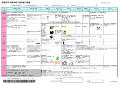 緊急帝王切開手術入院診療計画書