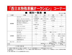 2011.12.3 改定 - JU奈良オートオークション