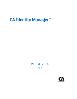 PDF のダウンロード - CA Technologies