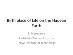Birth place of life on the Hadean Earth