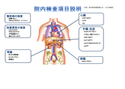 検査項目説明 - 大久保病院
