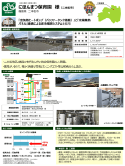空気熱ヒートポンプ（バッファータンク搭載）