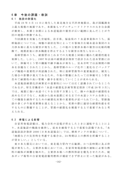 6 章 今後の課題・教訓