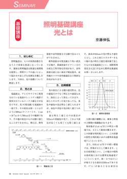 照明基礎講座 光とは
