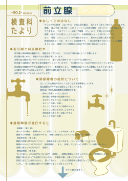 前立腺 - 菊名記念病院