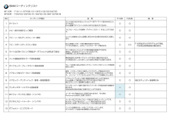 BMWコーディングリスト