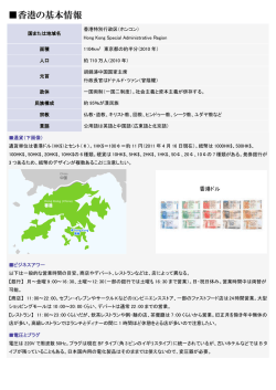 香港の基本情報