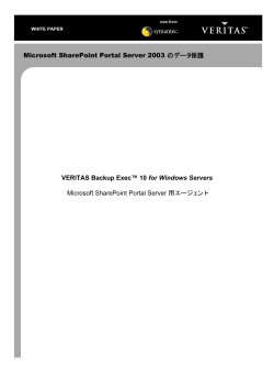 Microsoft SharePoint Portal Server 用エージェント