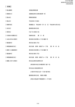 2012年12月期 有価証券報告書