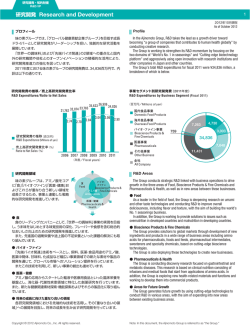 研究開発 Research and Development