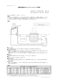 循環型植物共生システム:エコトイレの開発