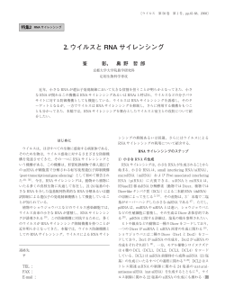 2. ウイルスと RNA サイレンシング