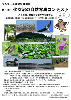 化女沼の自然写真コンテスト
