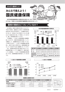 よねざわ国保だより