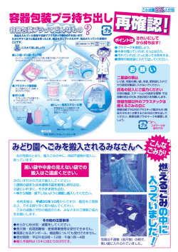 右の写真のとおり、 舶ごみの中に、 畑不適物カ離婁臥し、 ・ ` 困ってい