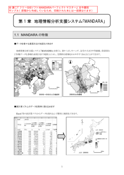 谷 謙二『フリーGISソフトMANDARAパーフェクトマスター』古今書院