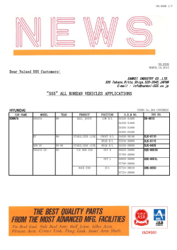 "555" ALL KOREAN VEHICLES APPLICATIONS