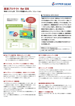 画面プロテクト for IIS