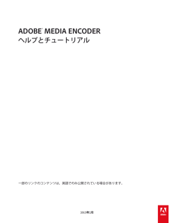 Adobe Media Encoder CS6（PDF）