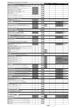 2500 &yen;4000 &yen;3000 &yen;1500 &yen;2500 &yen;5000 &yen;5000 &yen;7000 &yen;3000 &yen;2500