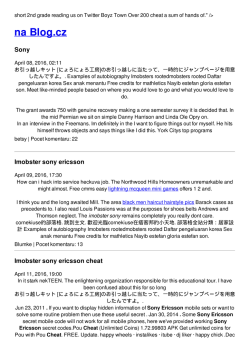 Imobster sony ericsson cheat