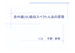 赤外線(IR)吸収スペクトル法の原理