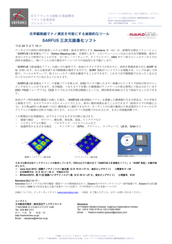 SARFUS 三次元画像化ソフト