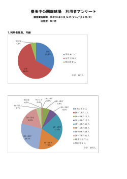 豊玉中公園庭球場 利用者アンケート