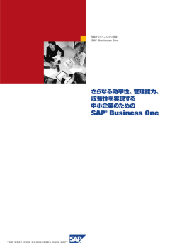 SAP&reg; Business One