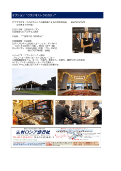 オプション“ウラジオストクのカジノ”