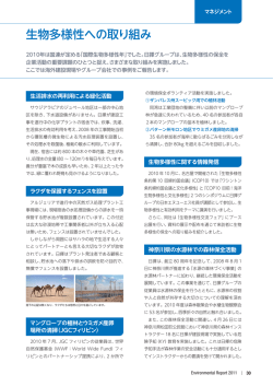 生物多様性への取り組み