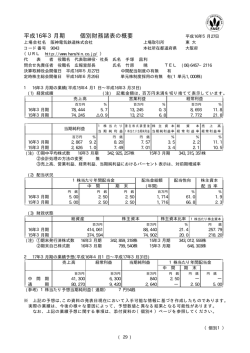 個別 - 阪急阪神ホールディングス株式会社