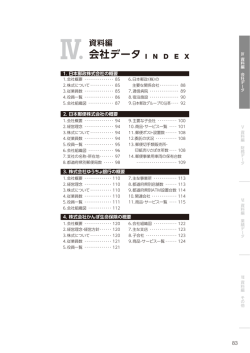 6. 資料編 会社データ