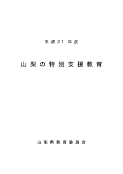 特別支援教育冊子（PDF：2116KB）