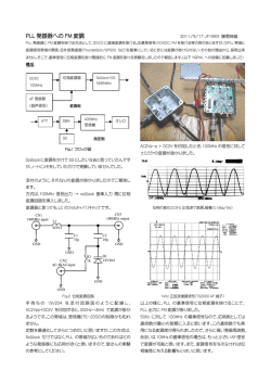 PLL発振器へのFM変調