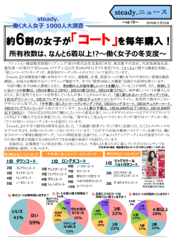 steady.』12月号は「コート