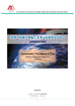 2002年8月 ムツミインサイト株式会社 アナリスト・チーム