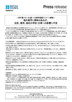 海外留学に興味はあるが、 治安、費用、現在の学校・仕事への影響に不安