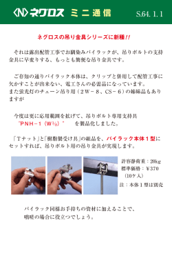 ミニ通 信 - ネグロス電工