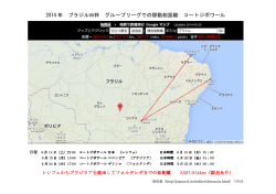 2014 年 ブラジルW杯 グループリーグでの移動総距離