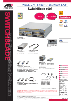 SwitchBlade x908 データシート