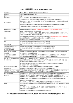 3x3競技規則