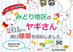 草以外の食べ物を 与えないでね！