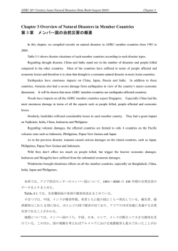 1 - Asian Disaster Reduction Center（ADRC）