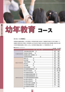 本コースの概要 学 校 教 育 学 専 攻